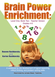 Image for Brain Power Enrichment: Level One, Book Two-Teacher Version Grades 4-6: A Workbook for the Development of Logical Reasoning, Critical Thinking, and Problem Solving Skills