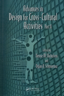 Image for Advances in design for cross-cultural activities.