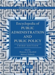 Image for Encyclopedia of Public Administration and Public Policy, Third Edition