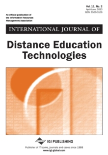 Image for International Journal of Distance Education Technologies, Vol 11 ISS 2