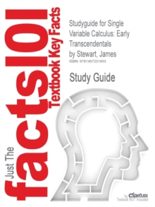 Image for Studyguide for Single Variable Calculus : Early Transcendentals by Stewart, James, ISBN 9780538498678