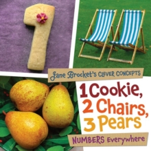 Image for 1 cookie, 2 chairs, 3 pears: numbers everywhere