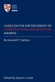 Image for Cases on the enforcement of construction adjudication awards