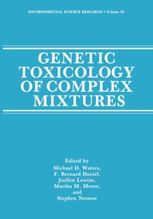 Image for Genetic Toxicology of Complex Mixtures