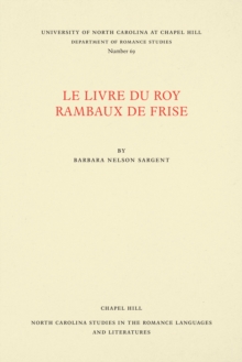 Image for Le Livre du Roy Rambaux de Frise
