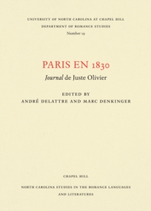 Image for Paris en 1830: Journal de Juste Olivier