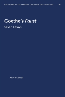 Image for Goethe's Faust : Seven Essays