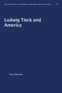 Image for Ludwig Tieck and America