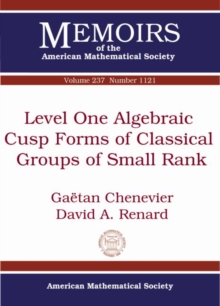 Level One Algebraic Cusp Forms of Classical Groups of Small Rank