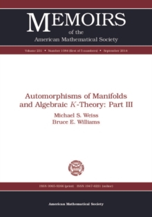 Image for Automorphisms of manifolds and algebraic K-theory
