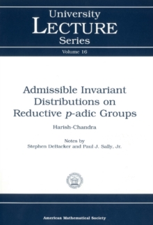 Image for Admissible Invariant Distributions on Reductive $P$-Adic Groups