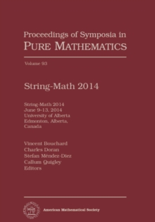 Image for String-Math 2014: String-math 2014, June 9-13, 2014, University of Alberta, Edmonton, Alberta, Canada