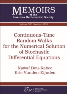 Continuous-Time Random Walks for the Numerical Solution of Stochastic Differential Equations