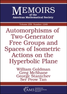 Image for Automorphisms of Two-Generator Free Groups and Spaces of Isometric Actions on the Hyperbolic Plane