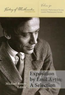 Image for Exposition by Emil Artin: a selection