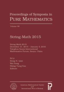Image for String-Math 2015: String-Math 2015, December 31, 2015-January 4, 2016, Tsinghua Sanya International Mathematics Forum, Sanya, China