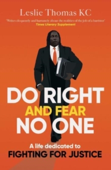 Image for Do right and fear no one  : a life dedicated to fighting for justice