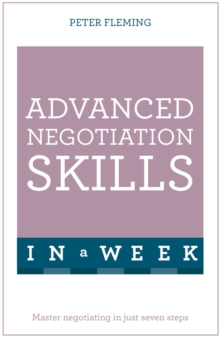 Image for Advanced negotiation skills in a week