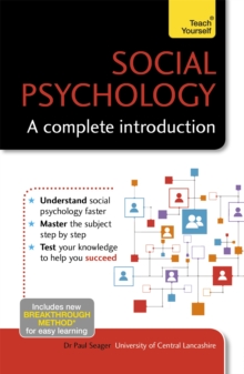 Image for Social psychology  : a complete introduction