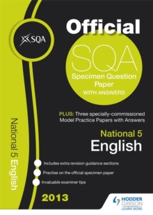 Image for SQA Specimen Paper National 5 English and Model Papers