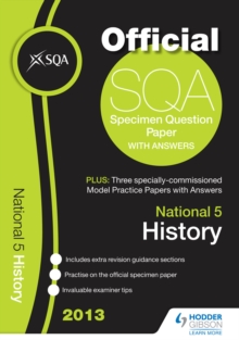 Image for SQA Specimen Paper 2013 National 5 History and Model Papers.