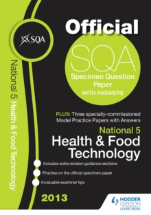 Image for SQA specimen paper 2013 National 5 health and food technology and model papers.