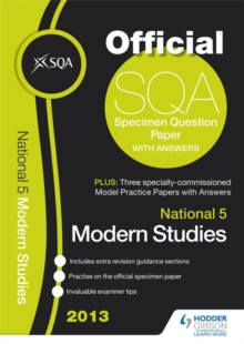 Image for SQA Specimen Paper National 5 Modern Studies and Model Papers