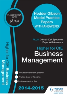 Image for SQA Specimen Paper 2014 Higher for CFE Business Management & Hodder Gibson Model Papers