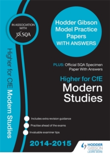 Image for SQA Specimen Paper 2014 Higher for CFE Modern Studies & Hodder Gibson Model Papers