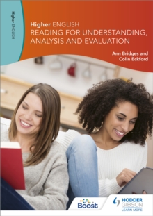 Image for Higher English for CfE  : reading for understanding, analysis and evaluation