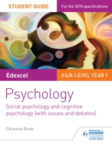 Image for Edexcel psychology student guide 1: social psychology and cognitive psychology