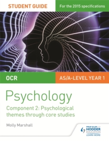 Image for OCR psychology student guide 2Component 2,: Psychological themes through core studies