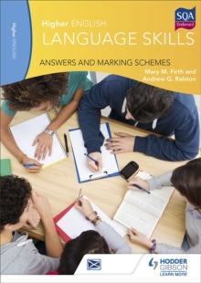 Image for Higher English language for CfE  : answers and marking schemes