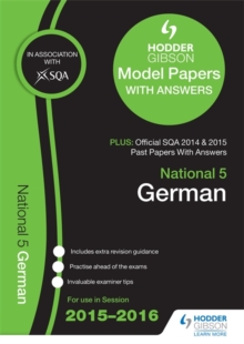 Image for National 5 German 2015/16 SQA past and Hodder Gibson model papers