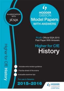 Image for Higher history 2015/16 SQA specimen, past and Hodder Gibson model papers