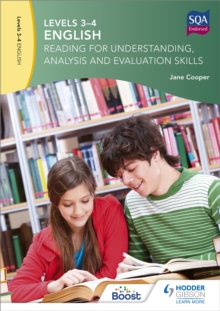 Image for English  : reading for understanding, analysis and evaluation skillsLevels 3-4