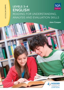 Image for English: reading for understanding, analysis and evaluation skills.