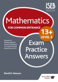 Mathematics Level 3 for Common Entrance at 13+ Exam Practice Answers