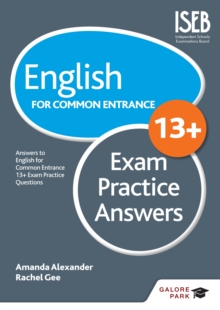 Image for English for common entrance at 13+.: (Answers)