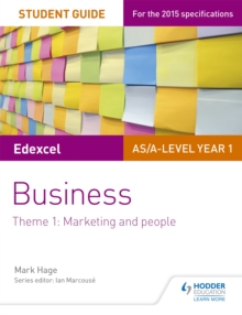 Image for Edexcel AS/A-level Year 1 businessTheme 1,: Student guide