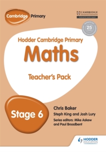 Image for Hodder Cambridge Primary Maths Teacher's Pack 6