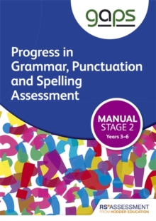 Image for GAPS Stage Two (Tests 3-6) Manual (Progress in Grammar, Punctuation and Spelling Assessment)