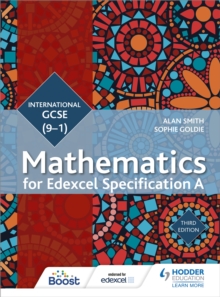 Image for Edexcel International GCSE (9-1) Mathematics Student Book Third Edition