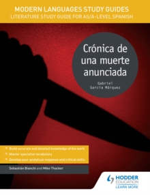 Image for Cronica de una muerte anunciada: literature study guide for AS/A-level Spanish