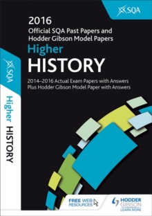 Image for Higher history 2016-17 SQA past papers with answers