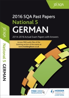 Image for GermanNational 5,: 2016-17 SQA past papers with answers