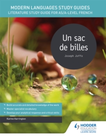 Image for Un sac de billes  : literature study guide for AS/A-level French
