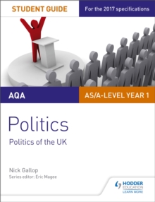 Image for AQA AS/A-level politics: Politics of the UK