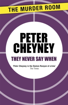 Image for They Never Say When