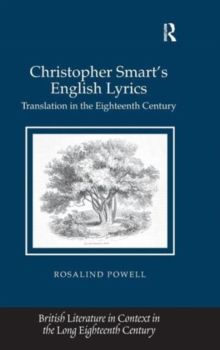 Christopher Smart's English Lyrics
